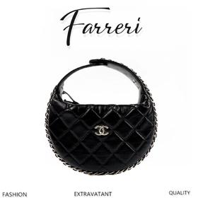 香奶奶 3色  Chanel 23C 呼啦圈手拿包  正品皮