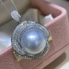 钻石澳洲白珠吊坠 14-15mm 商品缩略图2