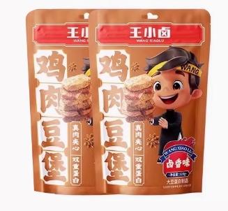 王小卤鸡肉豆堡（卤香味）120g 商品图0