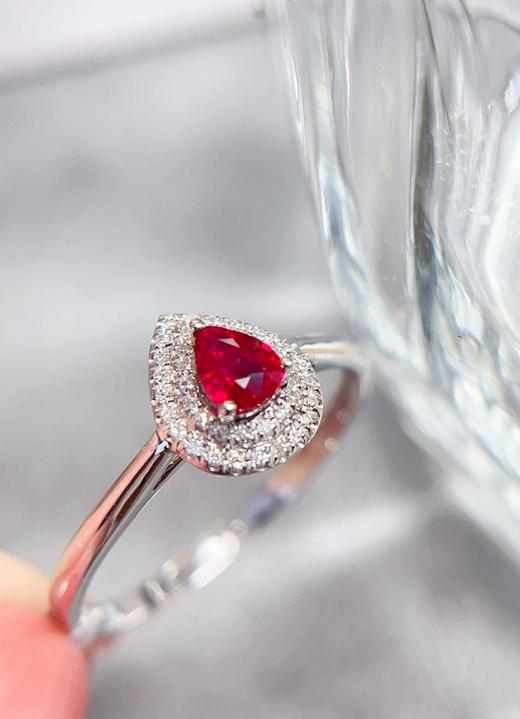 18k金红宝石戒指 约0.3克拉 商品图1