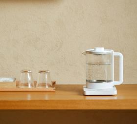 olayks立时畅销日韩迷你电饭煲1到2到3人家用2升电饭锅小型+小型办公室多功能家用烧水壶泡茶花茶煮茶壶套装