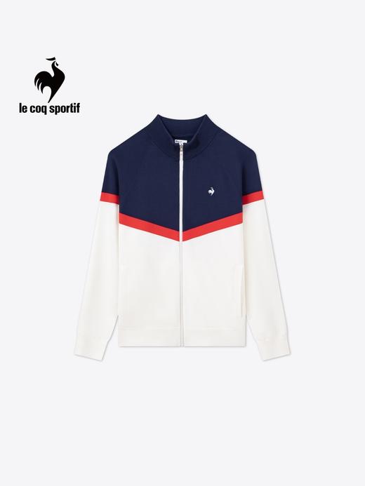 【大都会店】乐卡克 法国公鸡2024春秋季男士立领拉链弹力编织运动开衫外套 L241MCNA3106 商品图0