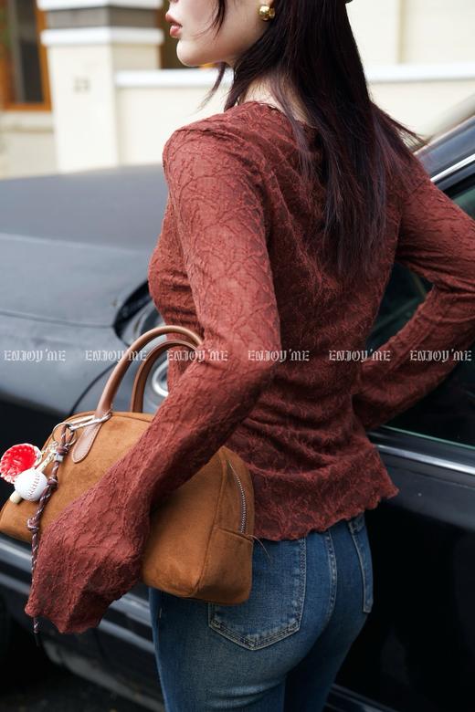 【门店同款】ENJOY秋季时光回廊蕾丝花边上衣 159196877 商品图4