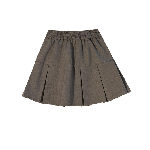 笛莎女童半身裙2024冬季新款甜酷百褶半裙 商品图4