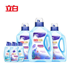 立白海洋精华至彩炫白洗衣液家庭组合6件套