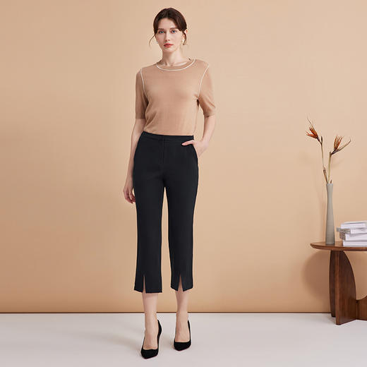 EITIE爱特爱秋季新款通勤气质百搭套头针织衫7501202 商品图8