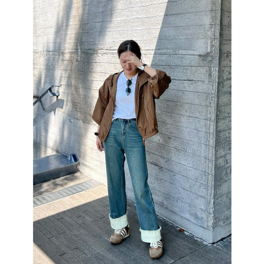 秋季特价🍂2409102   Max 抽绳带帽短外套 商品图3