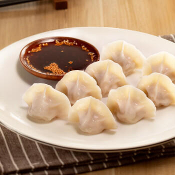 思念金牌虾水饺至臻虾皇480g32只早餐食品速冻饺子半成品 商品图0