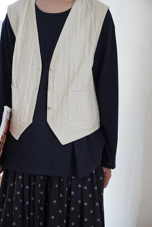 elsa esturgie 双材质马夹（后片采用轻柔法兰绒） 商品图0