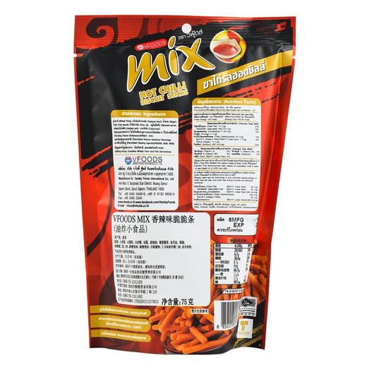 VFOODS MIX香辣味脆脆条75g/袋 商品图1