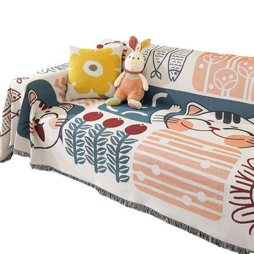 北欧ins风夏季万能沙发巾盖布全盖沙发垫套罩盖毯单三人四季通用 商品图4