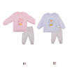 棉果果秋冬季有机棉纱男童女童夹棉套头套装M401302819631 商品缩略图0