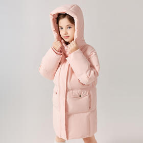 笛莎女童羽绒服2024冬季新款宝宝甜美羽绒服