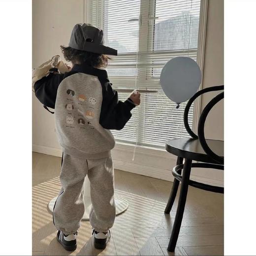 【49.9/套 网红款】2024新款儿童卫衣套装男女童卫衣两件套休闲百搭洋气华棉抗起球聚 商品图3