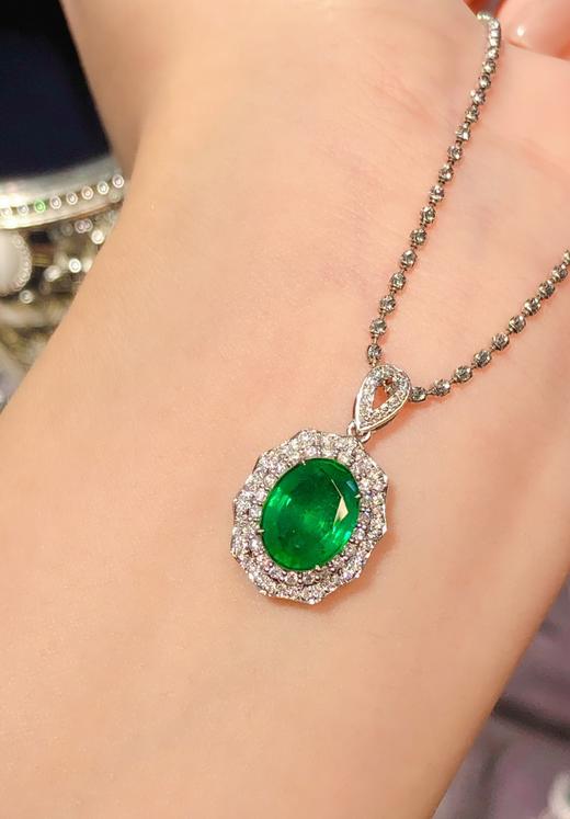 2克拉祖母绿吊坠 商品图2