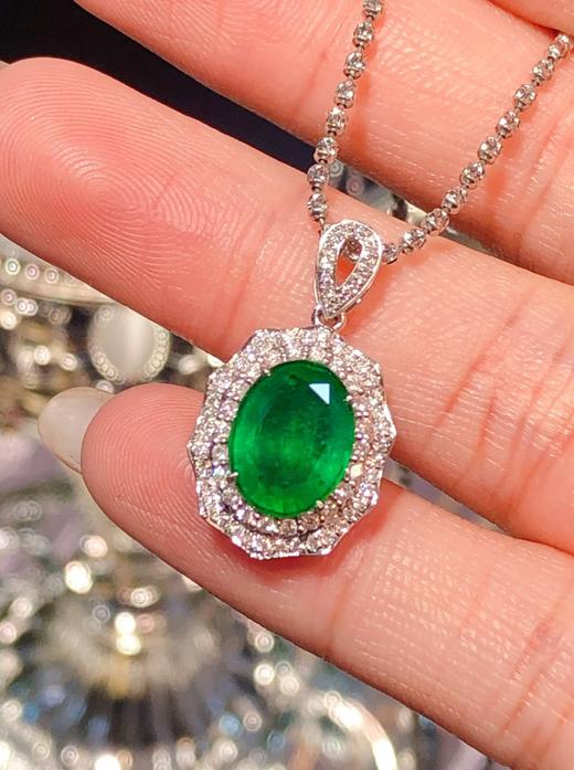 2克拉祖母绿吊坠 商品图0