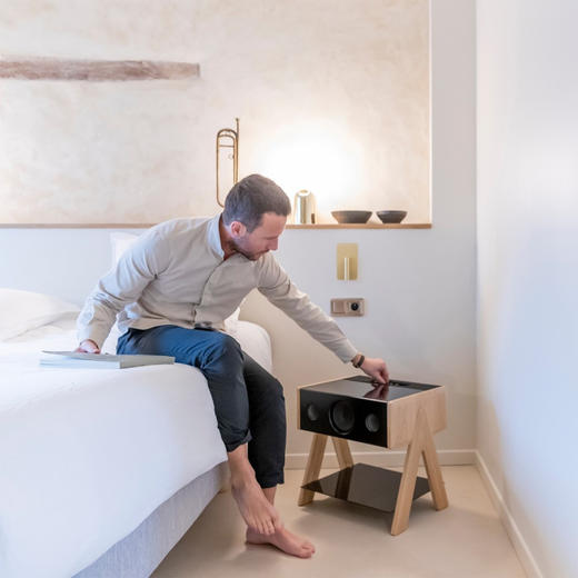 【LBC乐伯盒】CUBE法国蓝牙音箱La Boite concept边桌家用高-CUBE OAK 橡木黑 商品图3