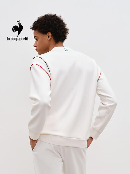 【大都会店】乐卡克 法国公鸡2024春秋季男士圆领舒适柔软百搭运动卫衣套头衫 L241MCNA2019 商品图3