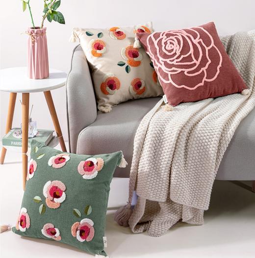 【远梦】远梦柔暖拾光刺绣抱枕 商品图0