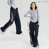 [100%棉] 美式复古伞兵裤 阔腿+束脚两穿 侧边条纹撞色 宽松直筒运动休闲裤 商品缩略图0