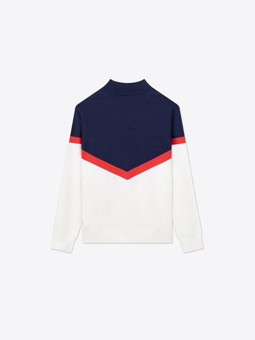 【大都会店】乐卡克 法国公鸡2024春秋季男士立领拉链弹力编织运动开衫外套 L241MCNA3106 商品图1