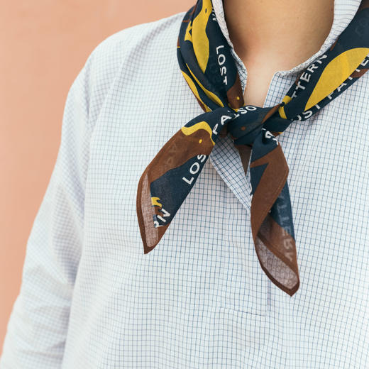 双成记 Kiwi迷彩纯棉中方巾 商品图4