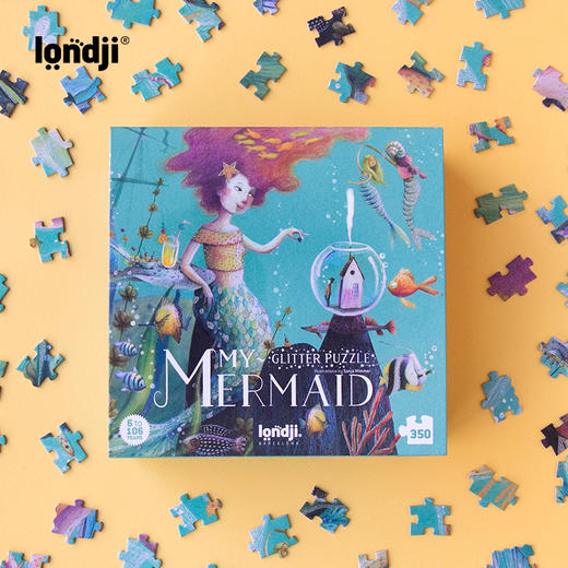 londji 《我的小美人鱼》 拼图 四阶 适合年龄6岁+ 西班牙原装进口 PZ372U 商品图1