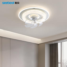 宁夏圆-摇头风扇灯