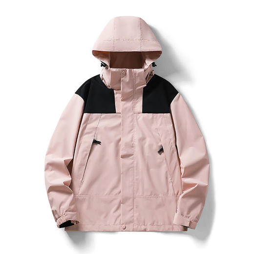 【爆款】冲锋衣情侣外套春秋季新款韩版休闲户外登山运动服男女夹克上衣潮 商品图7