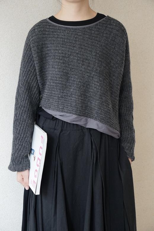 elsa esturgie 不对称毛衣上衣 商品图7