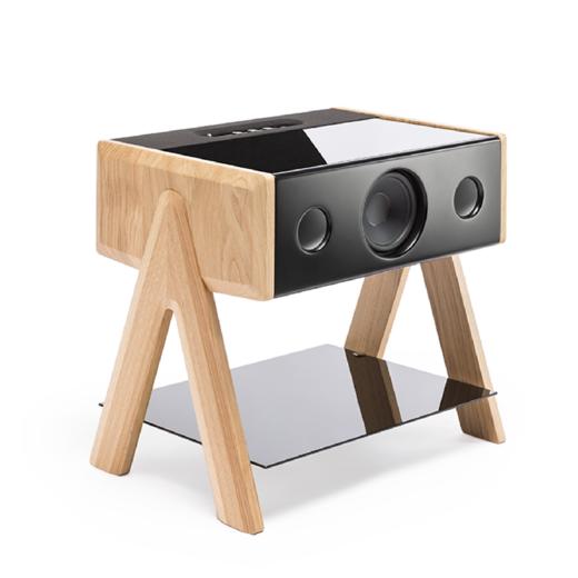 【LBC乐伯盒】CUBE法国蓝牙音箱La Boite concept边桌家用高-CUBE OAK 橡木黑 商品图0