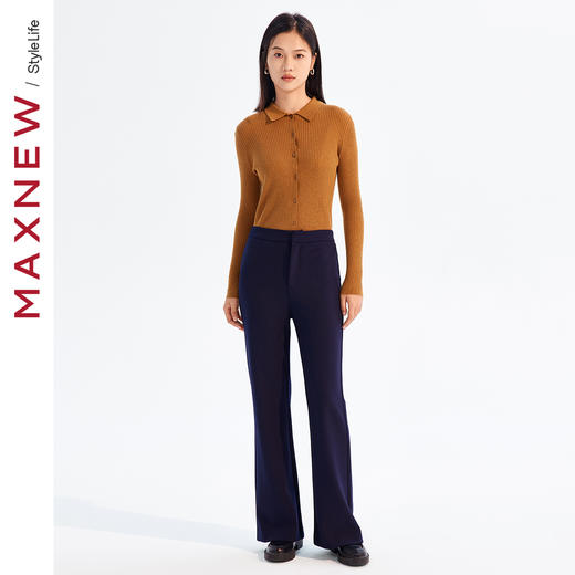 【毛衫】翻领开襟毛衫1N3222502 商品图3