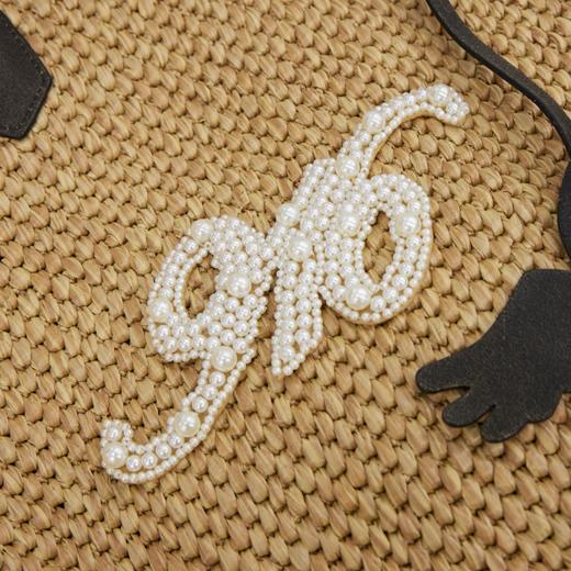 GOODBAI 916 仿珍珠绣花手工编织手提包 商品图4