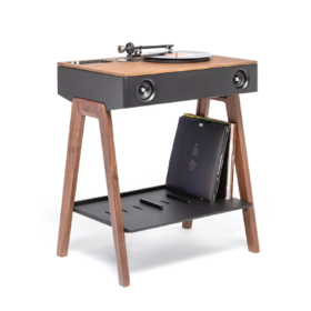 【LBC乐伯盒】 LXTT法国蓝牙黑胶唱片机La Boite concept复古HIFI音响-LX TT WLANUT 胡桃木