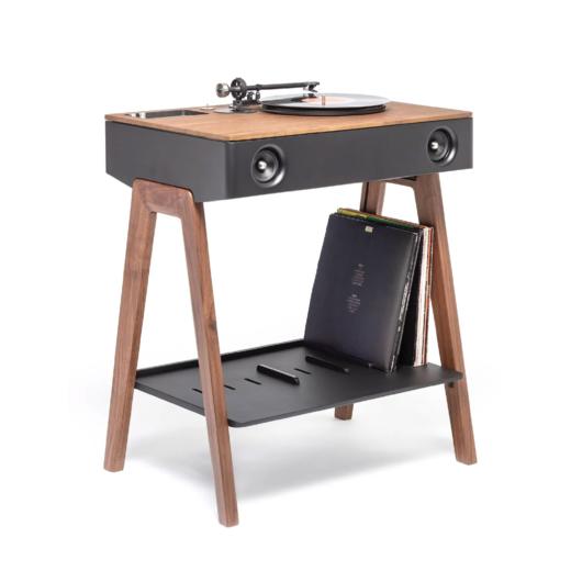 【LBC乐伯盒】 LXTT法国蓝牙黑胶唱片机La Boite concept复古HIFI音响-LX TT WLANUT 胡桃木 商品图0