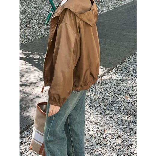 秋季特价🍂2409102   Max 抽绳带帽短外套 商品图4