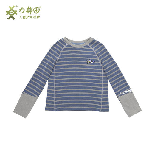 力丼田儿童户外秋冬款 长袖圆领T恤 保暖防紫外线防静电 L2441S026CABE 商品图11