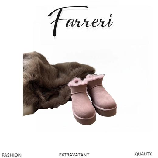 暮色粉  【 厚底款 】 UGG周冬雨同款mini迷你小V口～ 商品图0