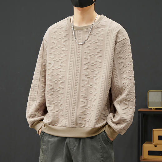 【新款DYY】大依优型大码圆领卫衣男宽松休闲上衣胖子加肥加大男士潮流 商品图0