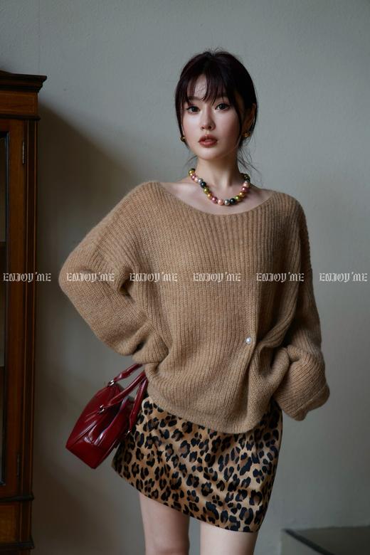 【门店同款】ENJOY秋季时光回廊洋气豹纹短半裙 159396932 商品图5