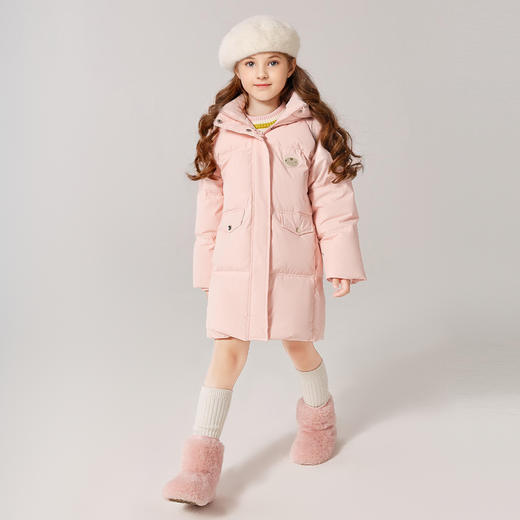 笛莎女童羽绒服2024冬季新款宝宝甜美羽绒服 商品图2