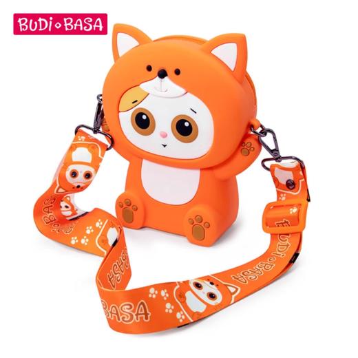 Budibasa 宝喜可猫-动物硅胶休闲包老虎狐狸 商品图1
