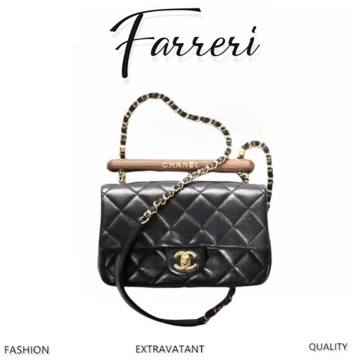 香奶奶 23A高级手工坊系列，木柄口盖包！ 商品图0