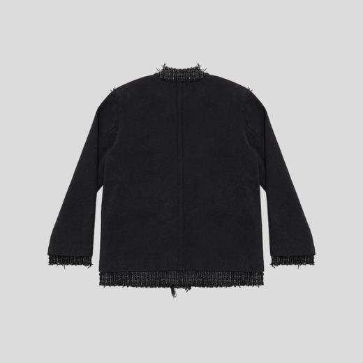 GOODBAI 916 毛边多口袋正肩纽扣外套 商品图2