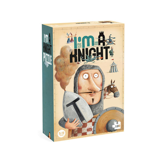 londji 《我是骑士》拼图 四阶 适合年龄5岁+ 历史角色系列 西班牙原装进口 PZ343U 商品图0