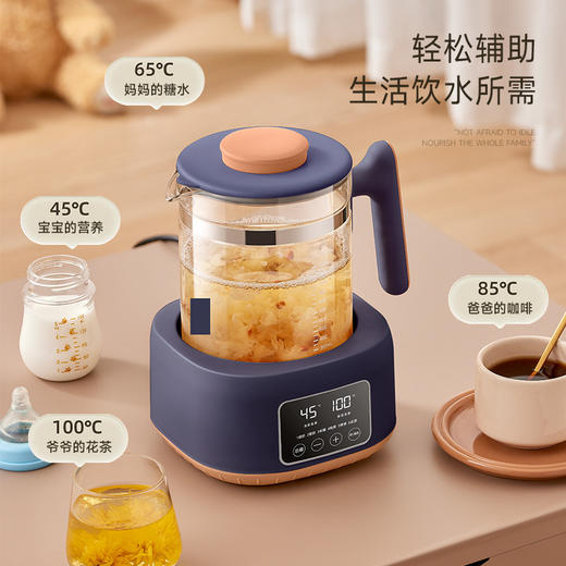 【德国Zemkon 多功能恒温壶】恒温壶，养生必备；烧水壶，安心享用；泡茶壶，味觉享受。多功能齐全，实用又美观，家有婴儿，更是家用婴儿调奶一体暖奶器。让您在品尝热茶的同时，温暖你心爱的小宝贝！ 商品图0