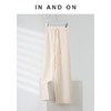 IN AND ON 慕斯 柔润针织松紧腰阔腿裤 商品缩略图0