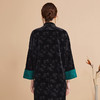 EITIE爱特爱秋季新款时尚复古新中式暗纹撞色拼接外套C2403410 商品缩略图6