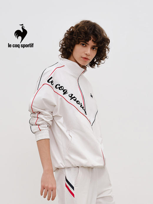 【大都会店】乐卡克 法国公鸡2024春秋季男女时尚潮流舒适立领梭织运动夹克外套 L241UCNB1106 商品图3