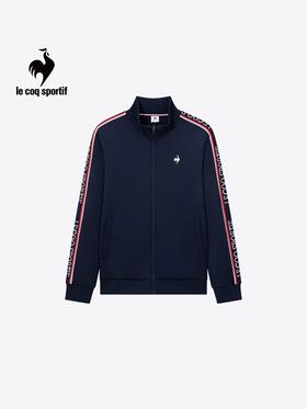 【大都会店】乐卡克 法国公鸡2024春秋季男子休闲立领弹力舒适运动拉链开衫外套 L241MCNB0131